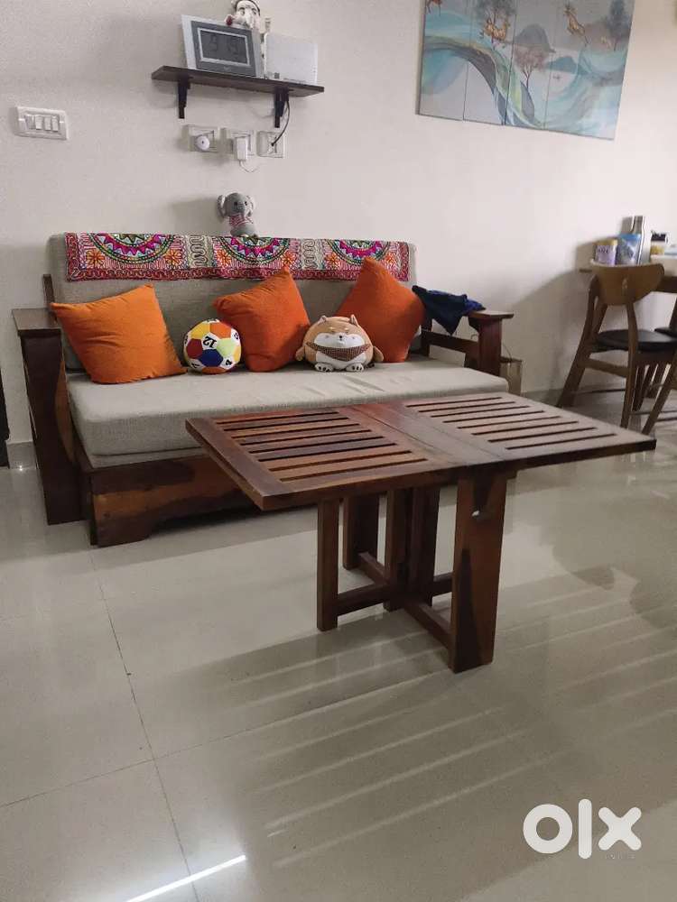 Wooden Folding Coffee Table