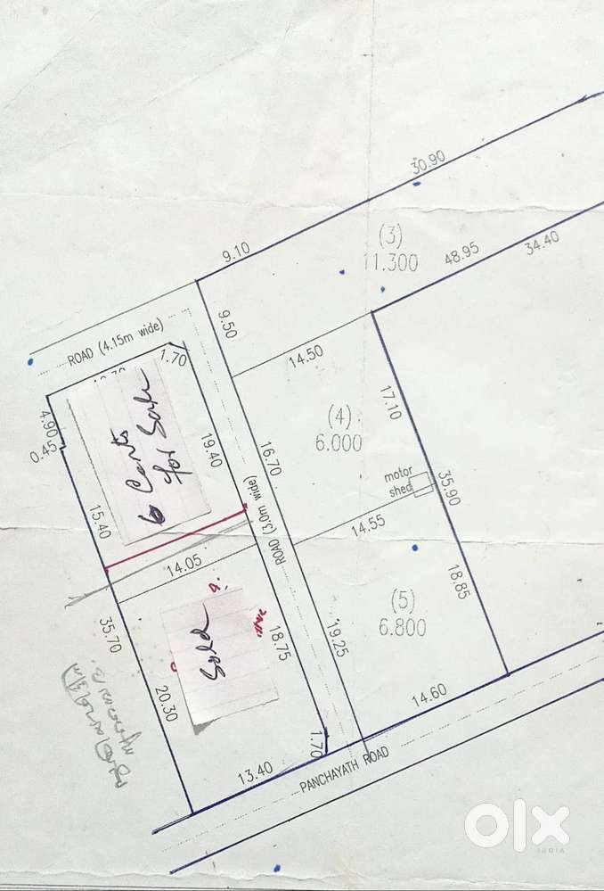 6 Cents House Plot for Sale - Chelingad