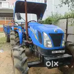 New holland 4710 4wd 47 hp tractor with trolley excellent condition