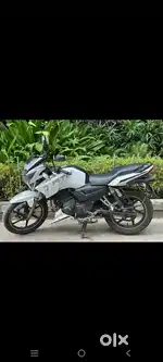 TVS Apache RTR 180cc white colour