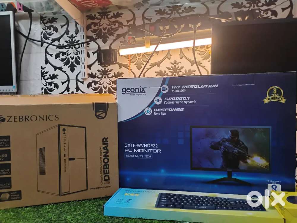 Boxpack Corei5 16gb ram 256gb ssd+320gb hdd 22led keyb,mouse rs.15500
