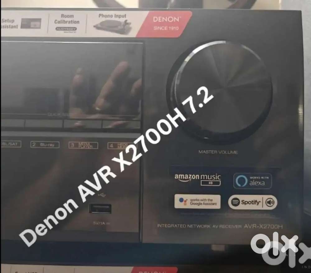 Denon X2700H (Brand New AVR) 8K Ultra HD 7.2 CH BT Dolby Atmos HEOS