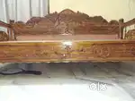 New Teak Wood Diwan cot with New Mattres