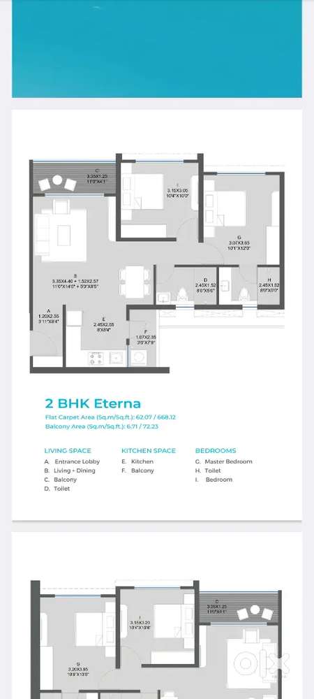 2bhk ready to move east facing at very prime location