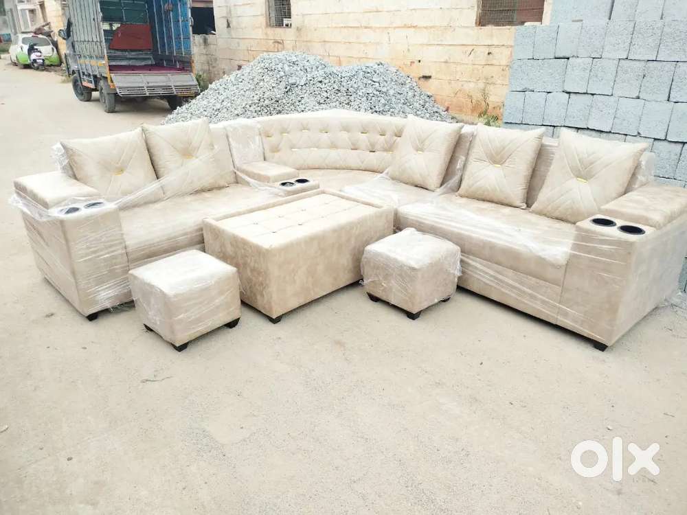 Supreet furniture Brand New L shape sofa