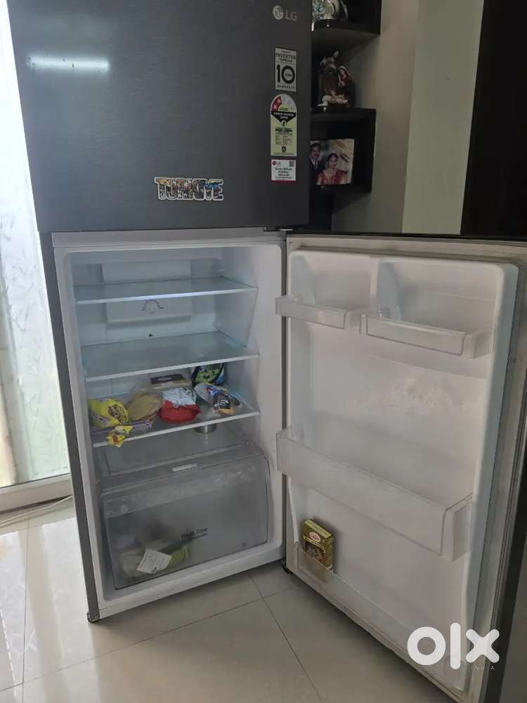 Well working refrigerator in good condition is available for sale.