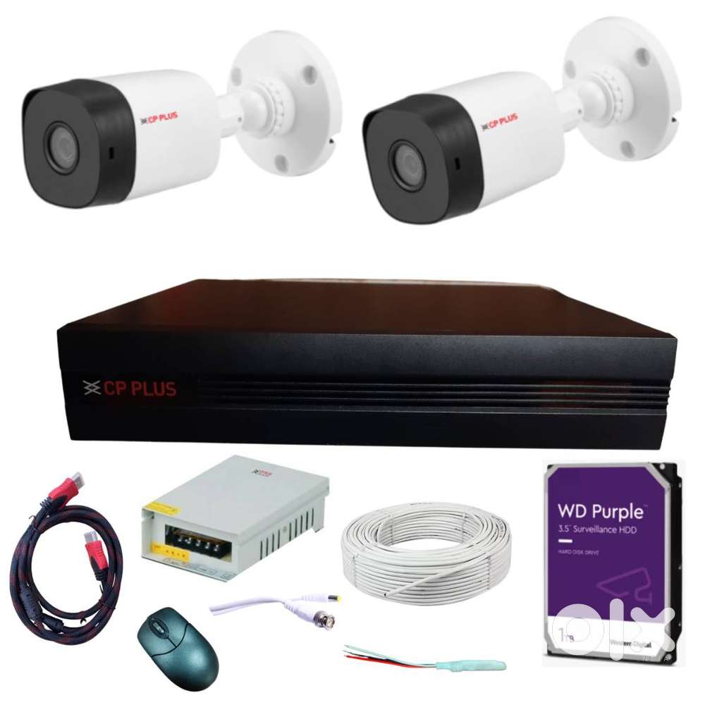 2 Full Hd Cctv camera setup cp plus new