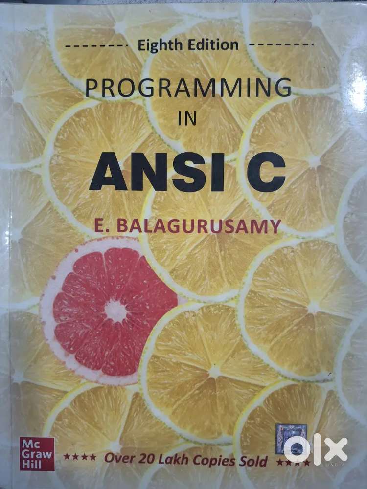 Programming in ANSI C – E. Balagurusamy (8th Edition)