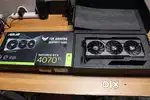 2and hand RTX 4070 Ti Asus Nvidia GeForce RTX 4070 Ti 12Gb GPU.