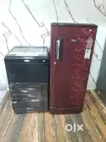 Whirlpool washing machine & whirlpool latest flower model refrigerator