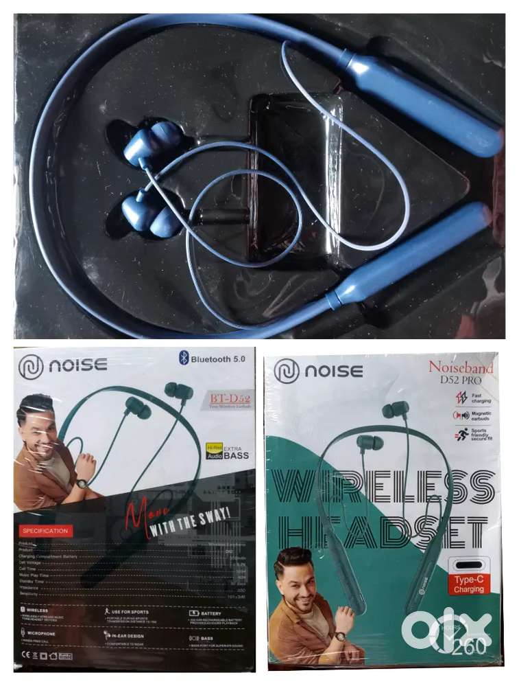 Noise D52 Pro Wireless Neckband  Brand New  Bluetooth 5.0