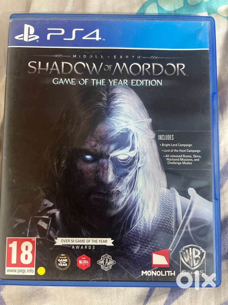 Middle earth shadow of mordro gog edition ps4 and ps5