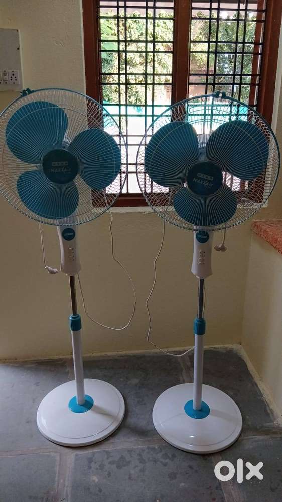 2 Qty USHA Maxx Air Ultra Pedestal Fan (Office used)