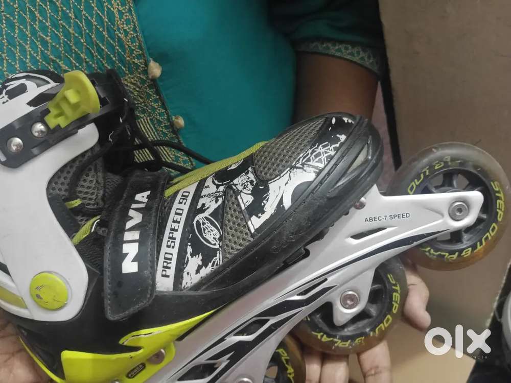 Nivia Pro Speed 90 Skates with ABEC-7 Bearings - Full Kit
