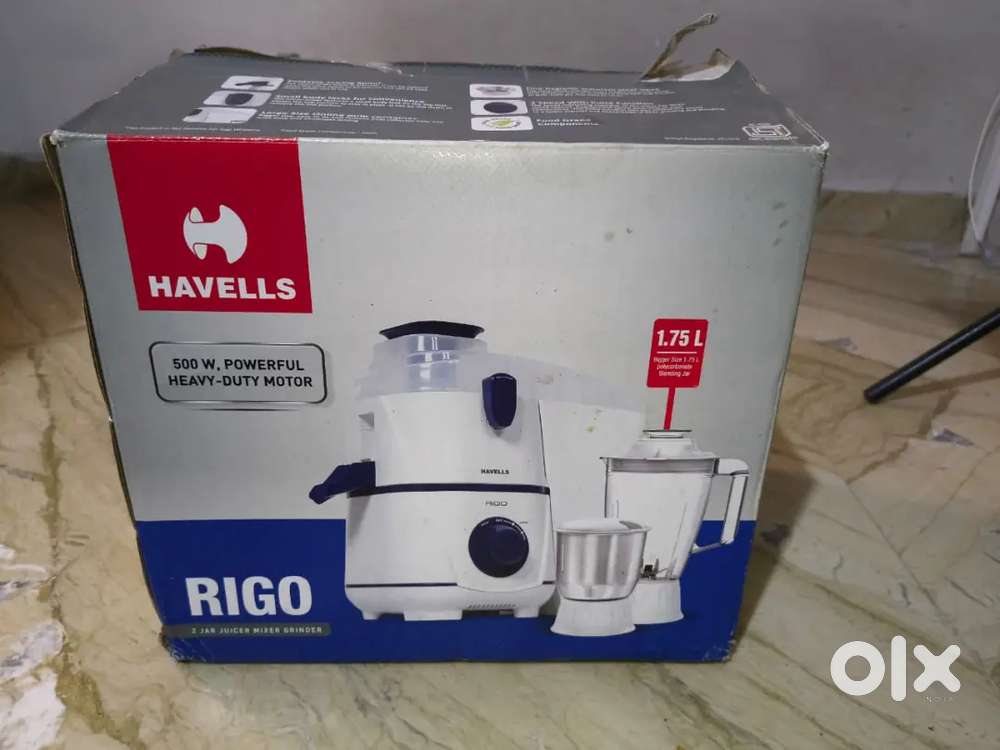 Havells Rigo Juicer Mixer Grinder – 500W  Excellent Condition