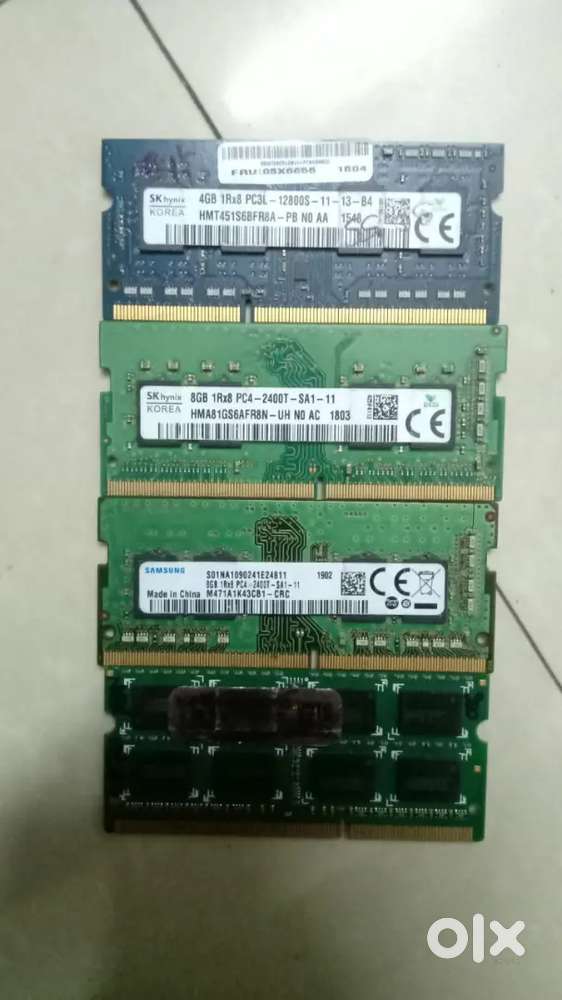 PC harddisk and leptop ram