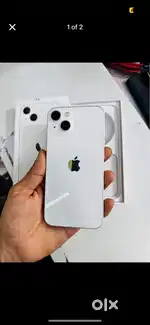 I Phone 13 white with bill box available,Very less used.