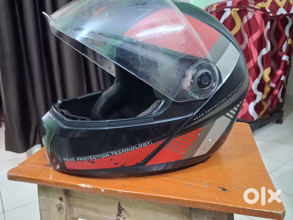 My new bike full face Halmet 2month used