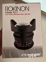 Rokinon 14mm T3.1  full frame ultra wide angle cine lens mft