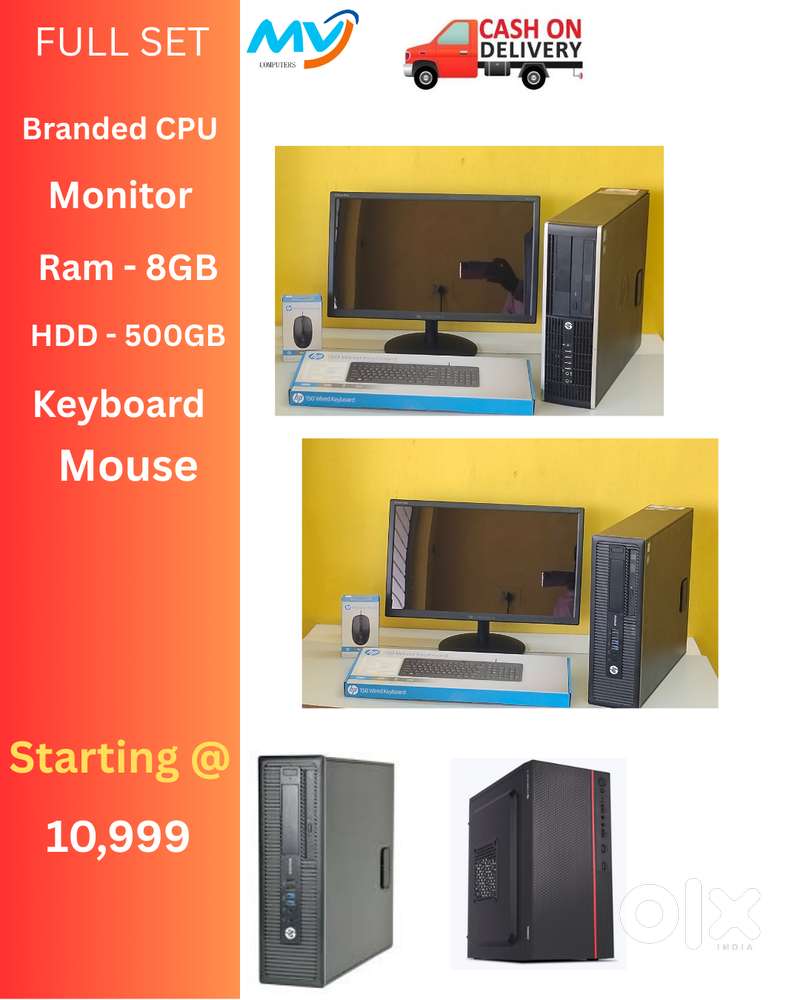 Offer Sales  CPU -Branded  Monitor Graphics  Keyboard Mouse  Ram - 8GB