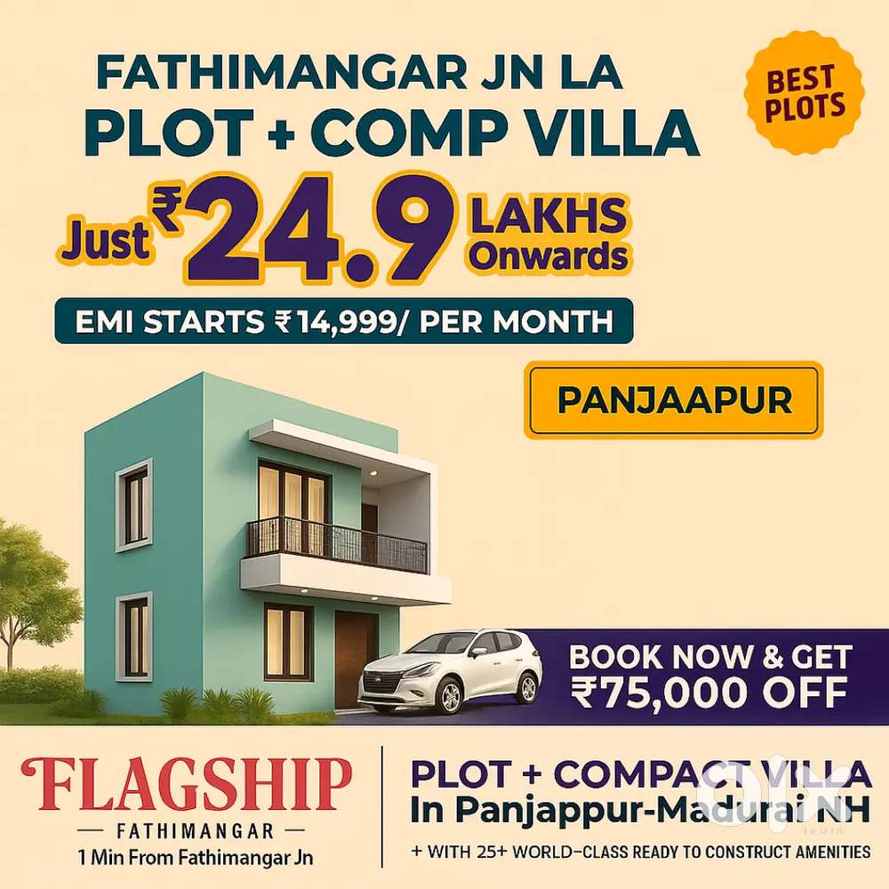 Plot with Compact Villa