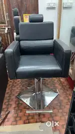 Parlour chair, 2 mirror, one hair washing machine