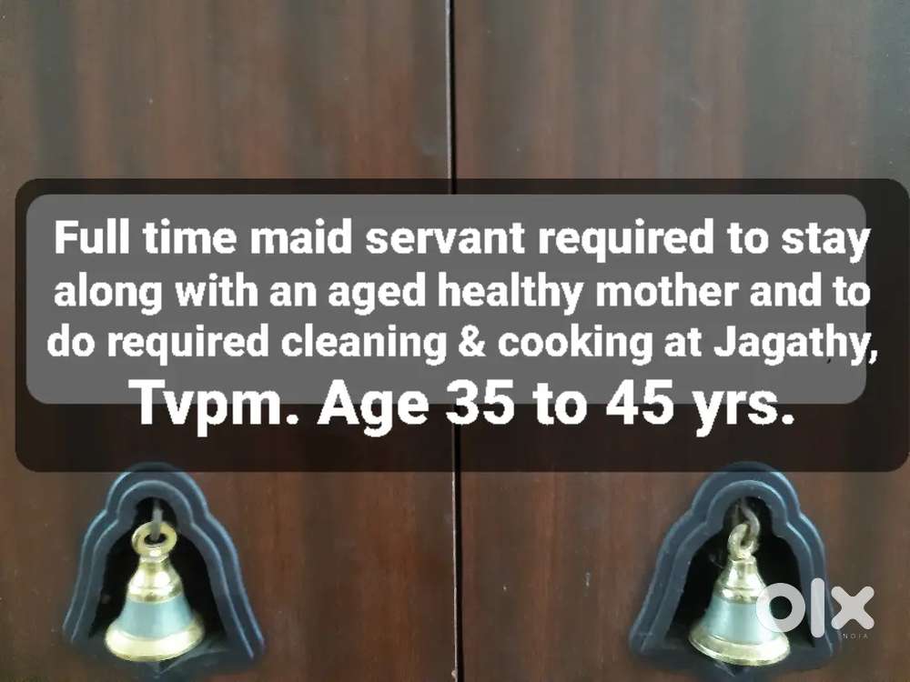 Full Time Lady Maid Servant