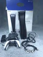 Sony PlayStation 5 PS5 Console Bundle2Controllers Cables Custom Shell