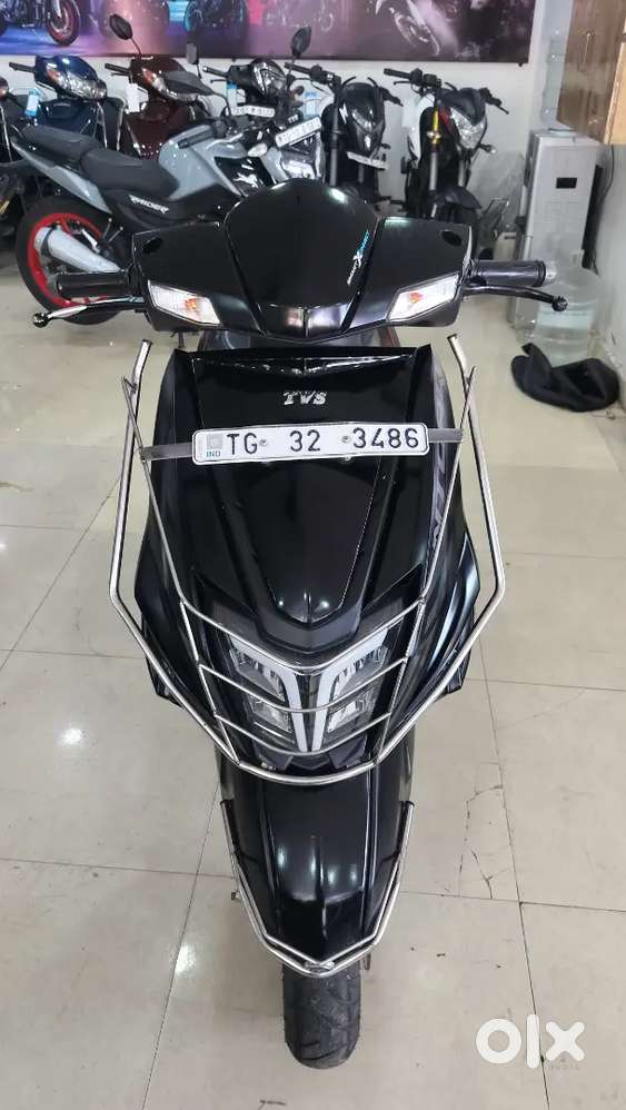 TVS Ntorq 125 2024 model in good condition black colour