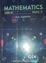 R D Sharma Mathematics Class 12 book