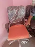 Orange colour chair brand new