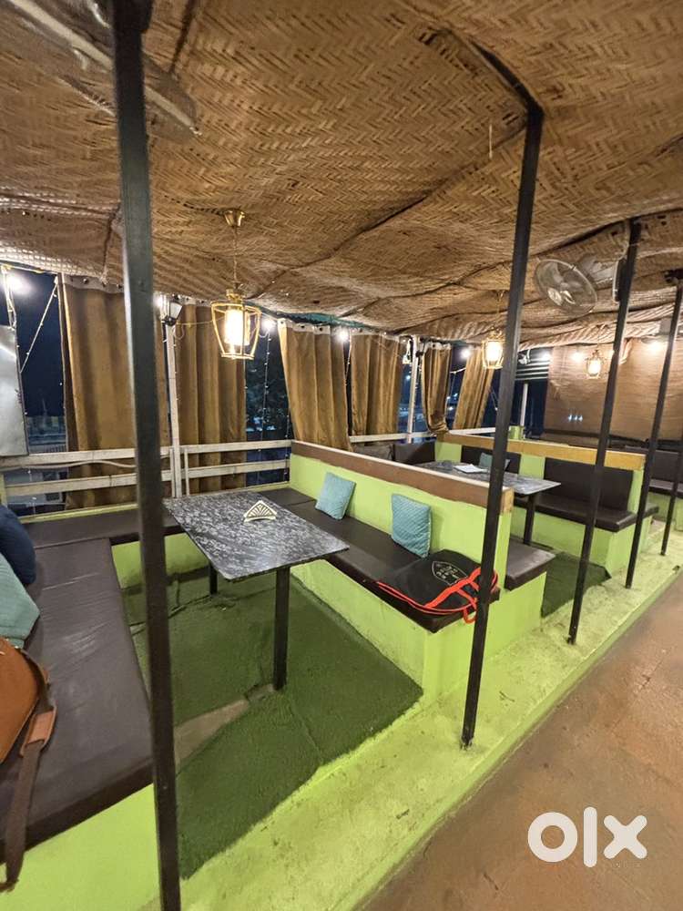 Fully furnished cafe roof top cafe