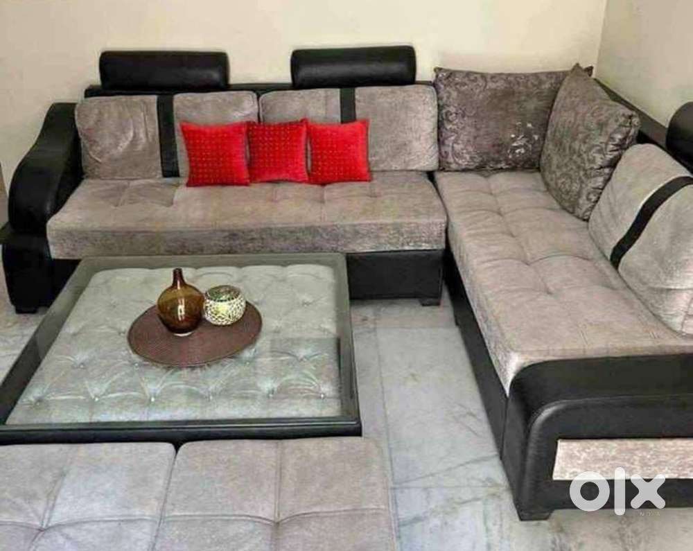 Offers New Dhamaka Sale Sofa Set 8499 L Shaf 14000 Emi Avaialble