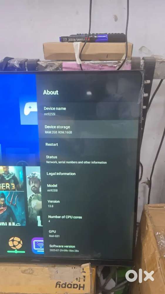 40 inch smart android led tv with 600 live channel free voice remote