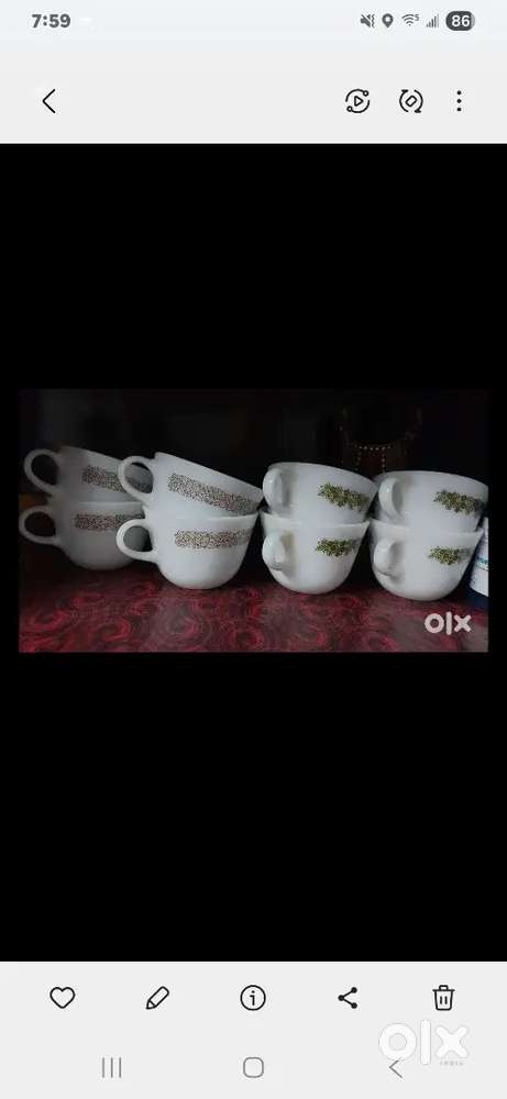 Corel cups imported from usa