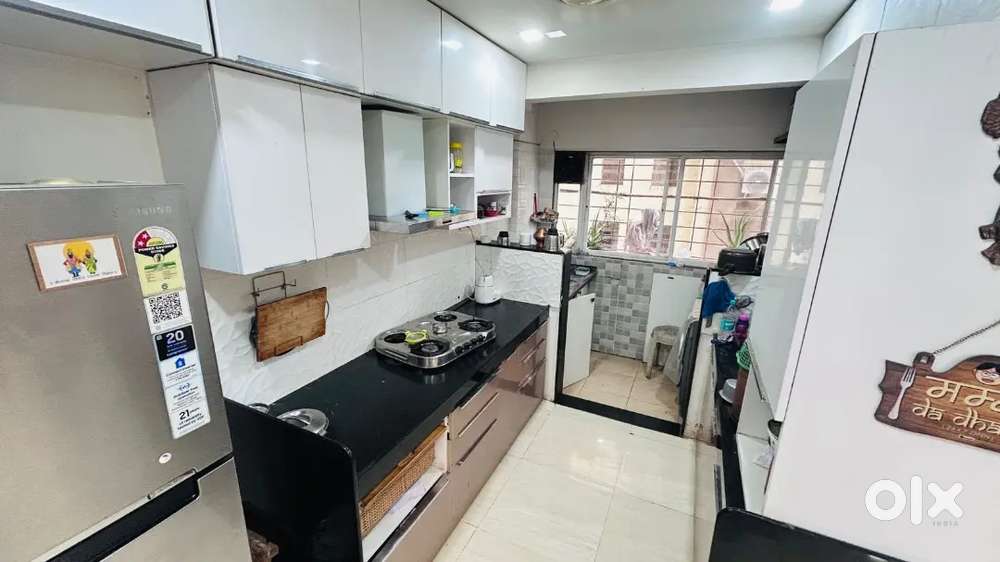 3bhk furniture flat rent all amnites soc family katraj