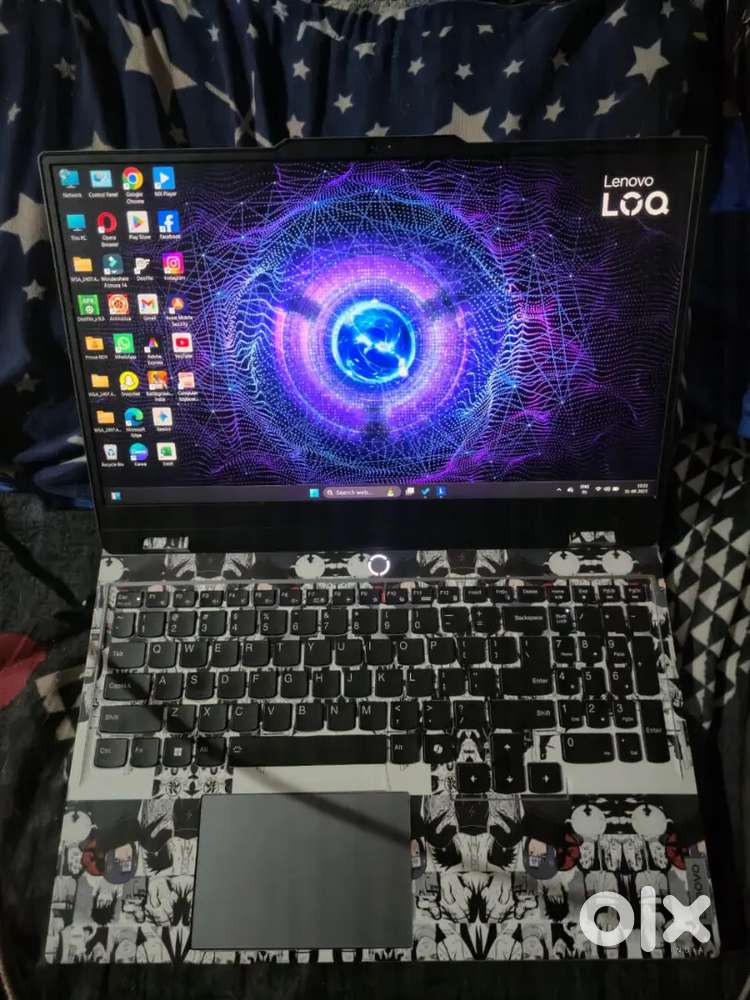 Lenovo LOQ laptop Ram=12,512rom fully new condition white 5 month old.