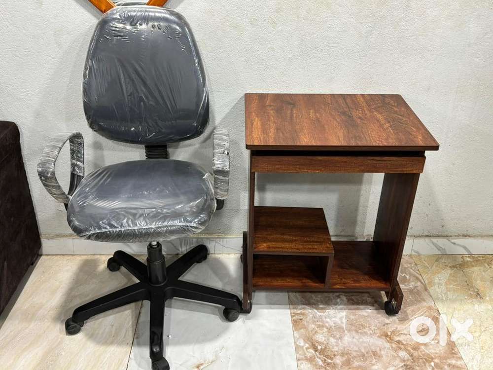 Brand new wooden study table and chair combo