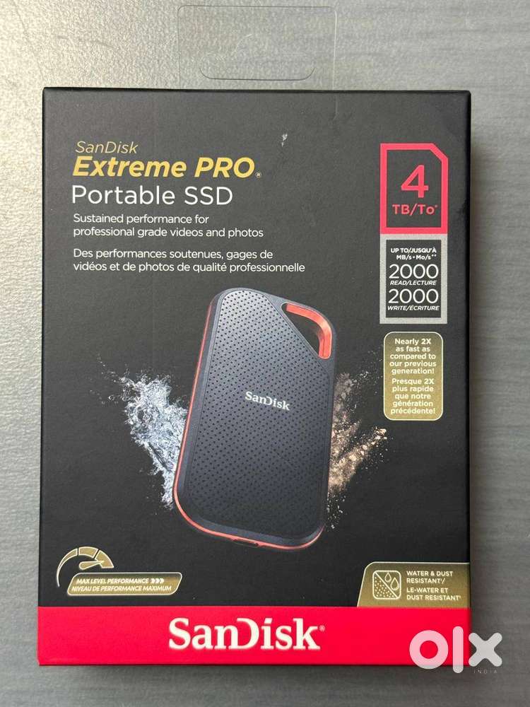 Brand New Sealed – SanDisk Extreme PRO 4TB Portable SSD