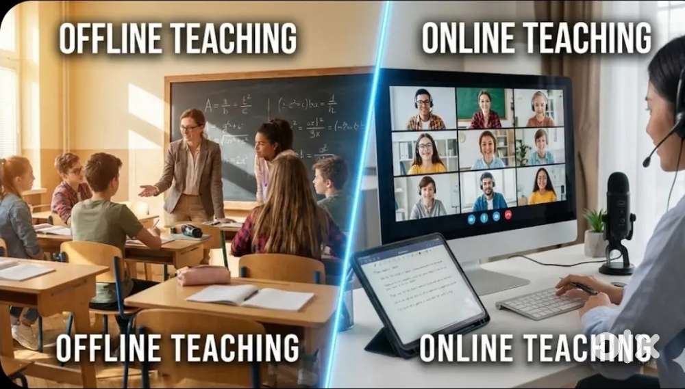Online and offline teaching.