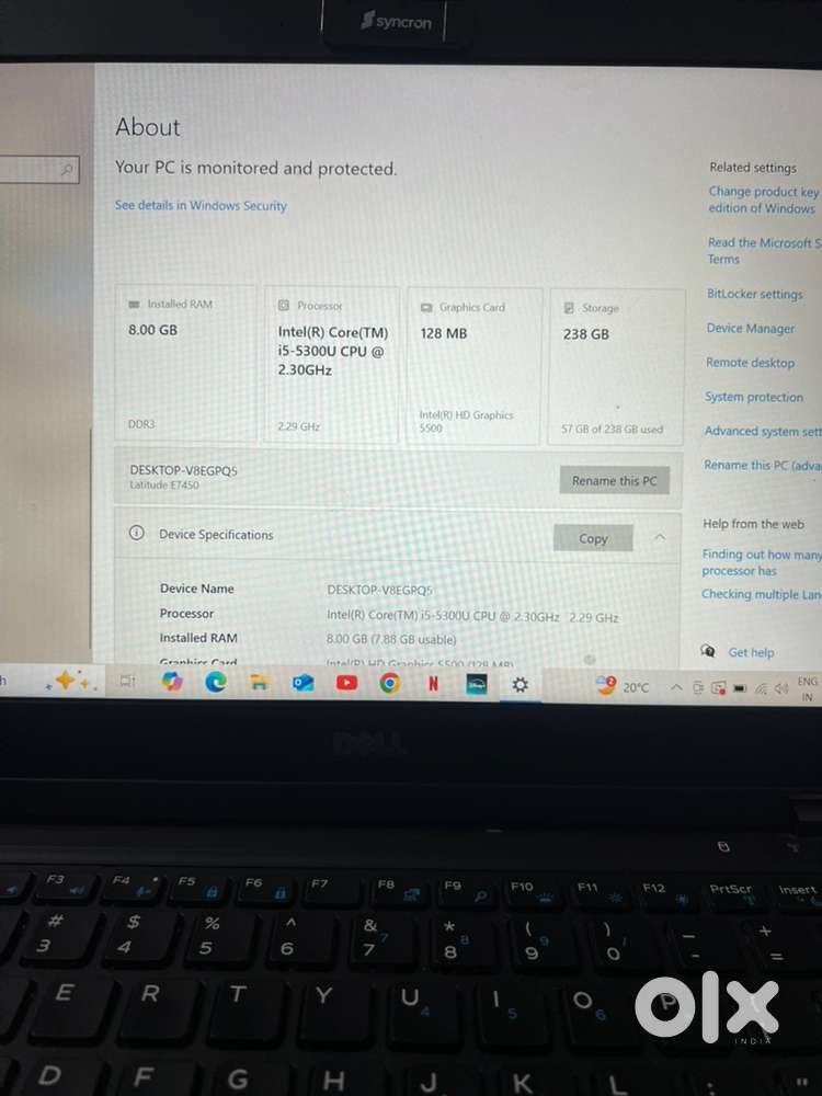 Dell Latitude E7450 Laptop for Sale