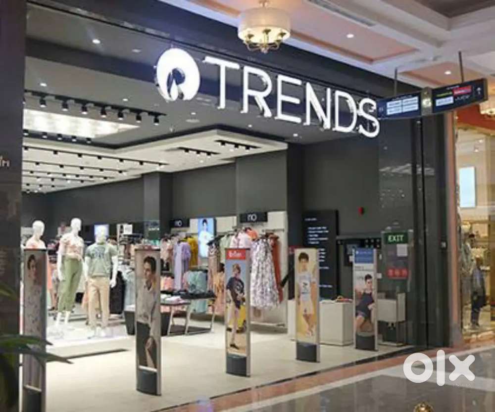 बिलिंग / सेल्स गर्ल्स - लड़के / हेल्पर की जरूरत TRENDS STORE में
!!