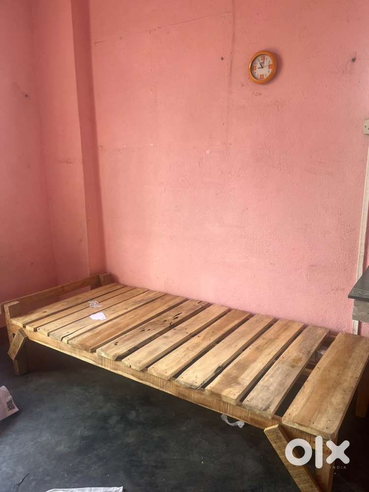 Wooden bed