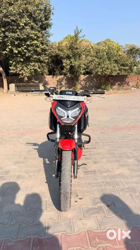 TVS Rider 2024  Model Red Colour 125 CC 1st Owner