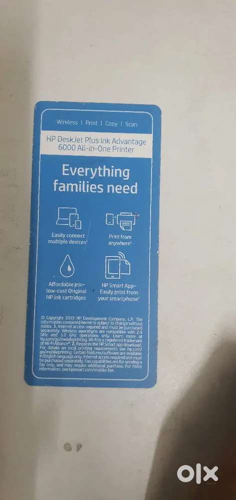 HP Deskjet 6000 series printer