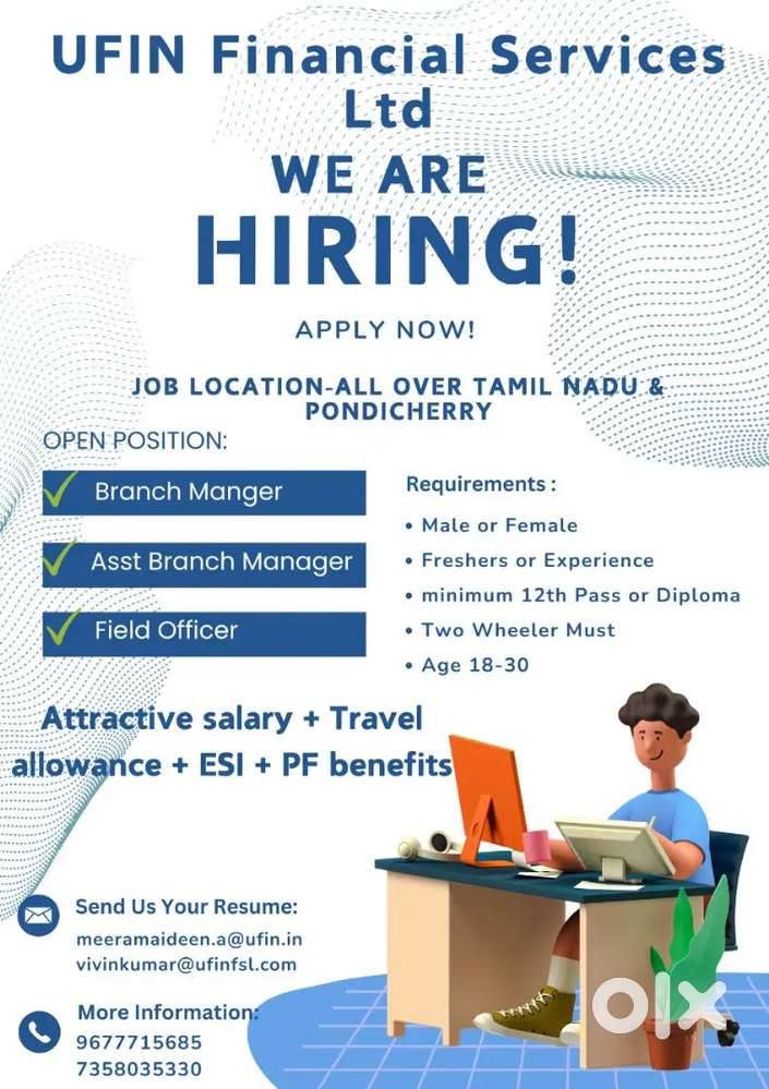 Job openings for sales and collections