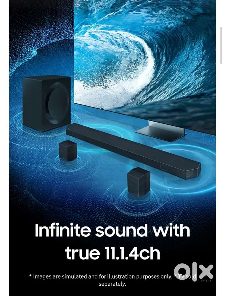 Samsung Q990D Soundbar 656W 11.1.4 Ch Dolby Atmos