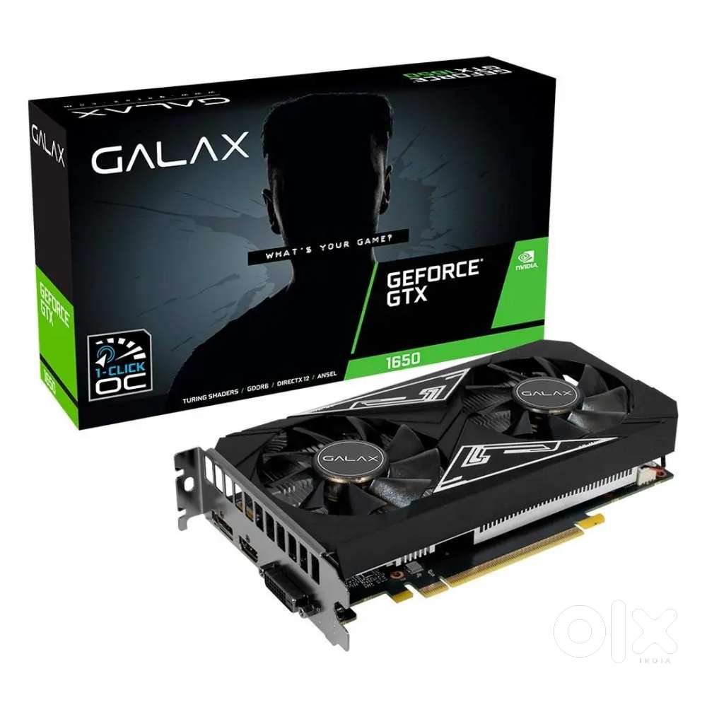 GTX 1650 4GB excellent condition 8month used