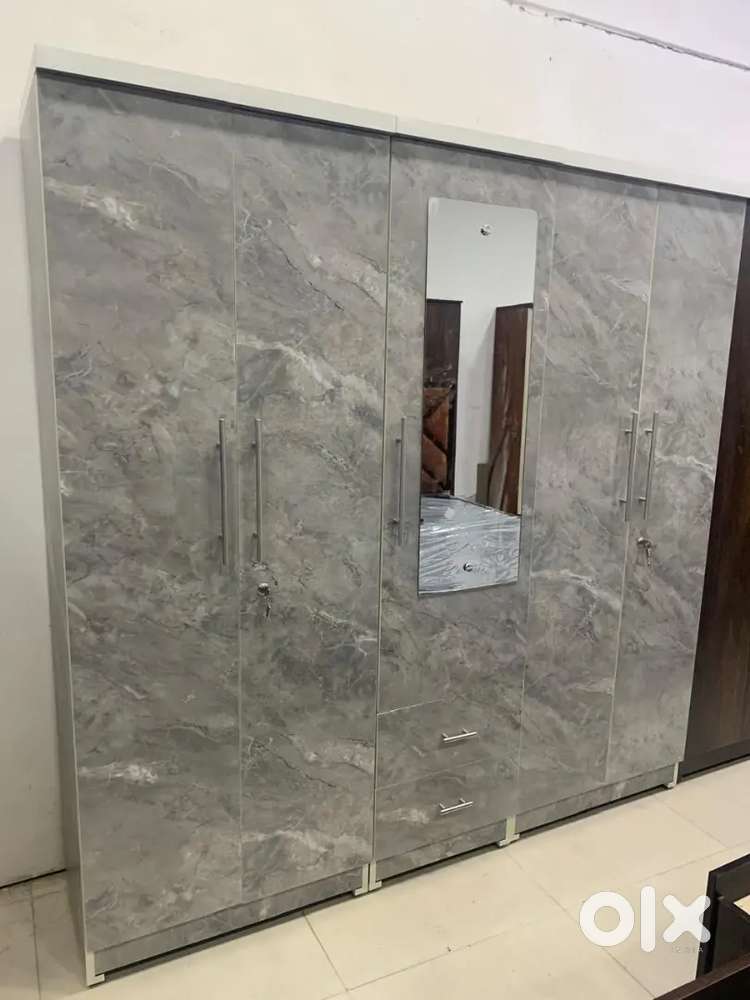 Stylish 5 Door Wardrobe  Free Delivery Service