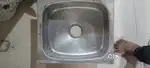 Kitchen sink Stainless steel Metro  16×14 Inch.